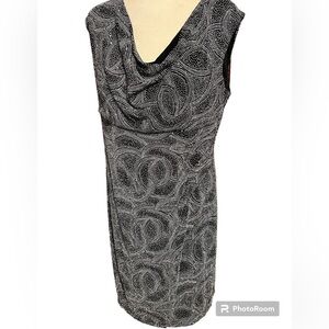 Scarlett Cowl Neck Sparkling Dress 14W